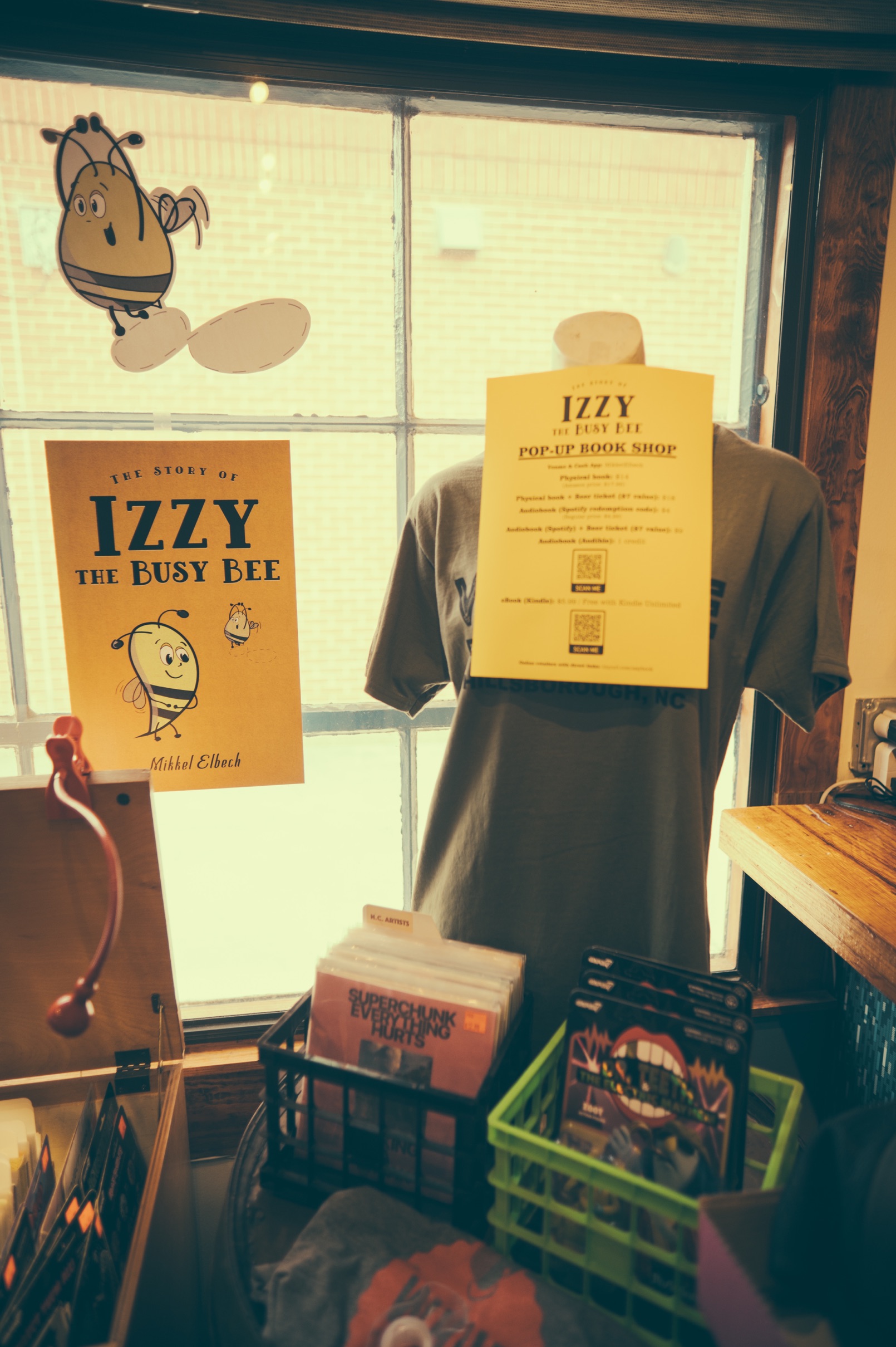 Release party photo — Pop-up shop