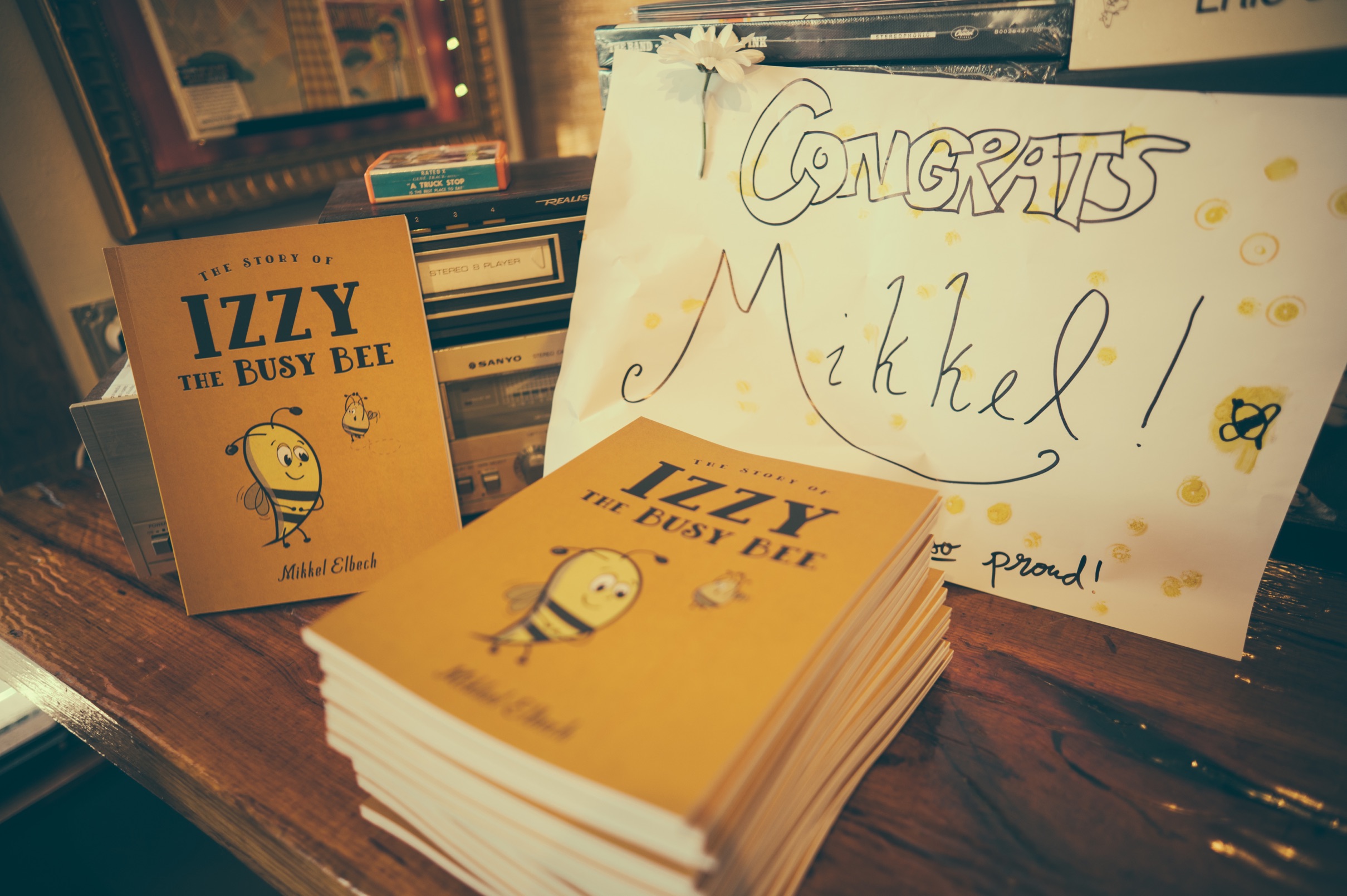 Release party photo — Pop-up shop