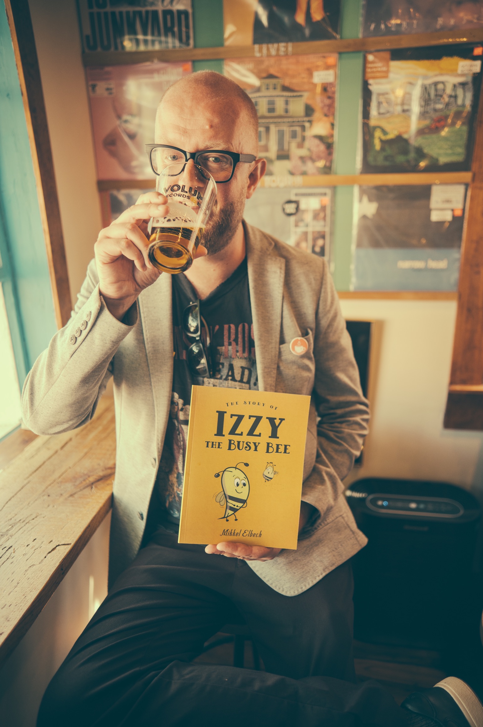 Release party photo — Mikkel Elbech