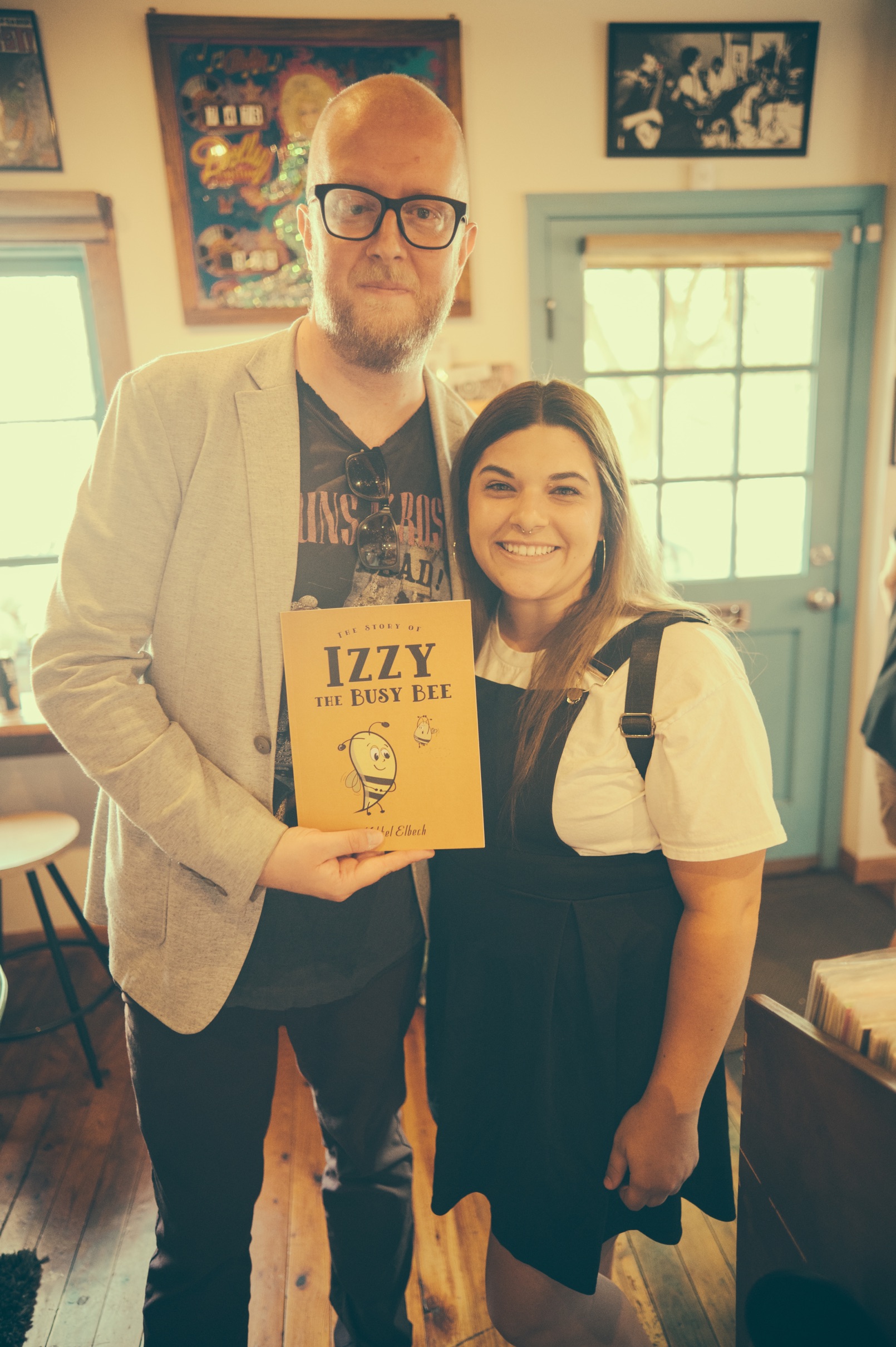 Release party photo — With illustrator Ashley Milo